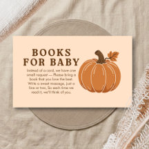 Kleine Kürbis Herbst Baby Shower Bücher für Baby
