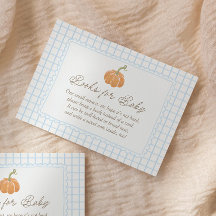 Kleine Kürbisblaue Jungen-Baby-Party