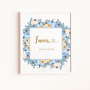 Kleine Kürbislieblings-Poster Poster