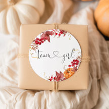 Kleine Kürbisorange-Team-Sticker