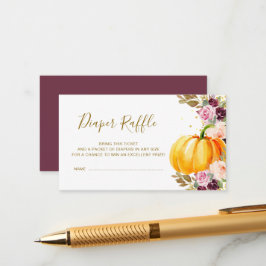 Kleine Kürbiswascherkarte Begleitkarte