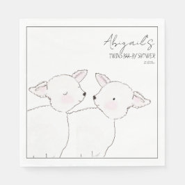 Kleine Lamb Twins Baby Dusche Serviette
