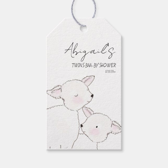 Kleine Lambdusche Geschenkanhänger (Vorderseite)