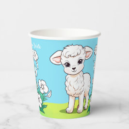Kleine Lambepapieraufnahmen Pappbecher