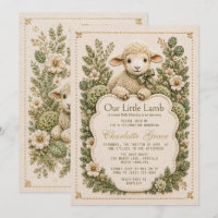 Kleine Lamm-Sage-Grün-Geschlechtsneutrale Babypart