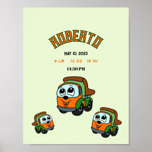 Kleine Lastkraftwagen Poster