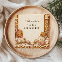 Kleine Lebkuchenmann-Baby-Party