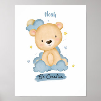 Kleine Lektionen Bären aus der Cloud Poster