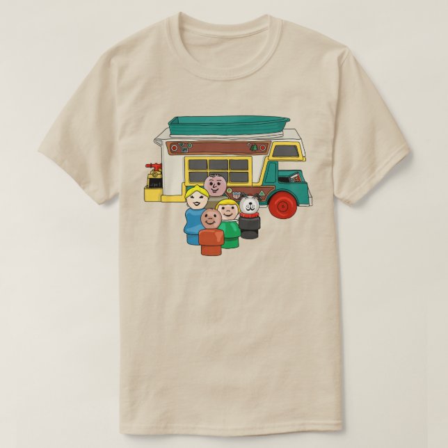 Kleine Leute Familiencamps T-Shirt (Design vorne)