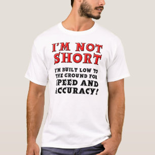 Kleine Leute Geschwindigkeit und Genauigkeit Lusti T-Shirt