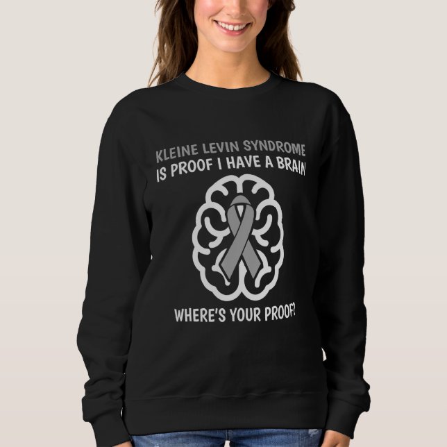 Kleine Levin-Syndrom Sweatshirt (Vorderseite)