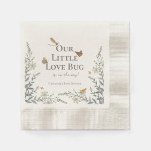 Kleine Liebe Bug Baby Duwer Gender Neutral Serviette