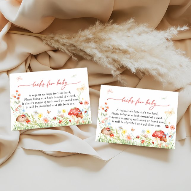 Kleine Liebe Bug Floral Books for Baby Begleitkarte (Von Creator hochgeladen)