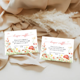 Kleine Liebe Bug Garden Diaper Raffle Begleitkarte