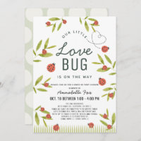 Kleine Liebe Bug Ladybug Drive-by Baby Shower