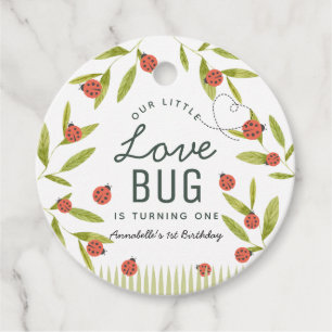 Kleine Liebe Bug Ladybug Leaf Geburtstag Vielen Da Geschenkanhänger