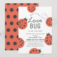Kleine Liebe Bug Ladybug Virtual Baby Dusche