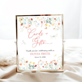 Kleine Liebe Bug Niedlich Gartenkarten und Geschen Poster