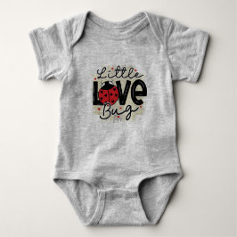 Kleine Liebe Bug Valentine Baby Strampler