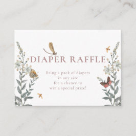 Kleine Liebe Bug Wildblume Kinderdusche Begleitkarte