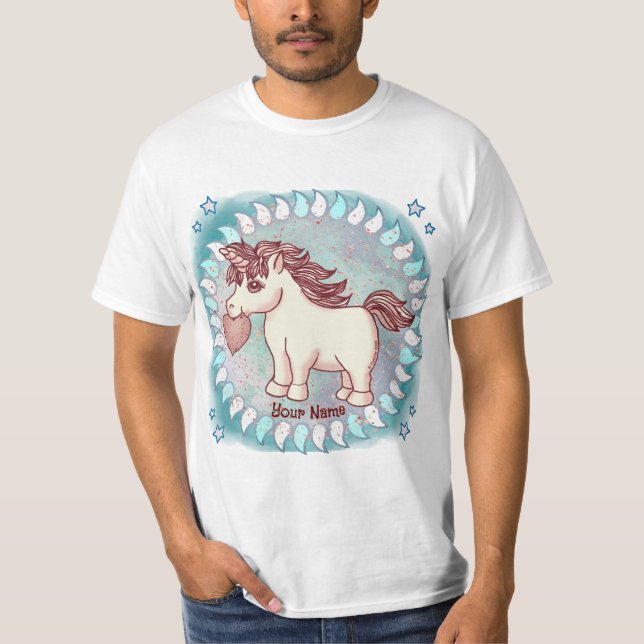 Kleine Liebe Unicorn T-Shirt (Vorderseite)
