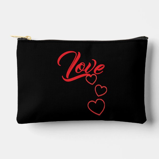 Kleine Liebe Zubehörtasche (Vorderseite)
