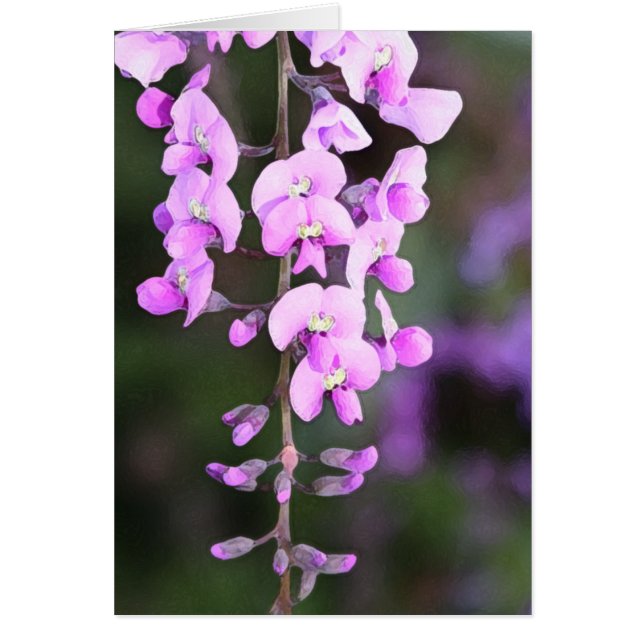 Kleine lila Blume (Vorne)