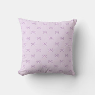 Kleine lila Schleife Feminine Pastell & Coquette Kissen