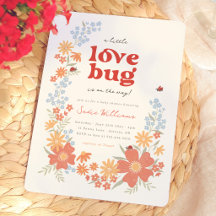 Kleine Love Bug Mädchen Retro-Baby-Party