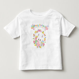Kleine Mädchen-Ostern-Kleid Kleinkind T-shirt