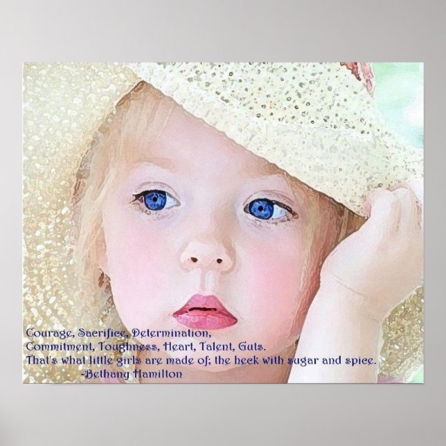 "Kleine Mädchen" Poster (Vorne)