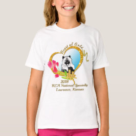 Kleine Mädchen T-Shirt für das KCA-Logo 2018