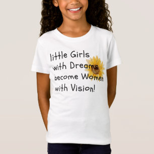 Kleine Mädchen werden zu starken T - Shirt