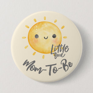 Kleine Mama für eine kleine Kinderdusche Button