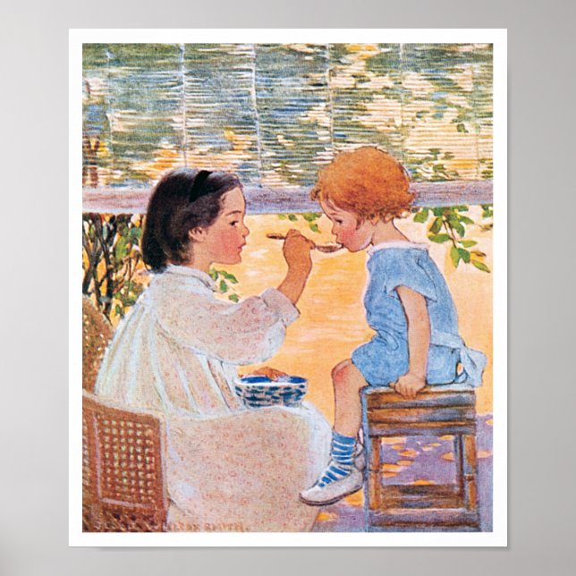 Kleine Mama, Jessie Willcox Smith Poster (Vorne)