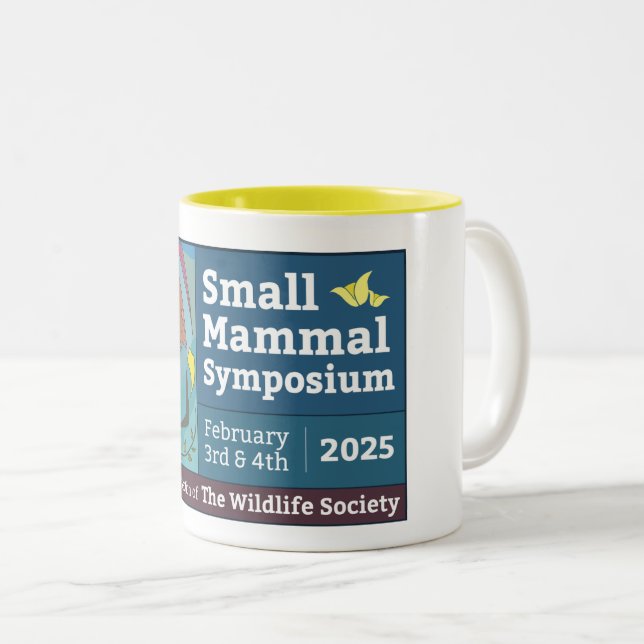 Kleine Mammal Symposium Tasse! Zweifarbige Tasse (VorderseiteRechts)