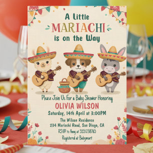Kleine Mariachi-Fete Einladung
