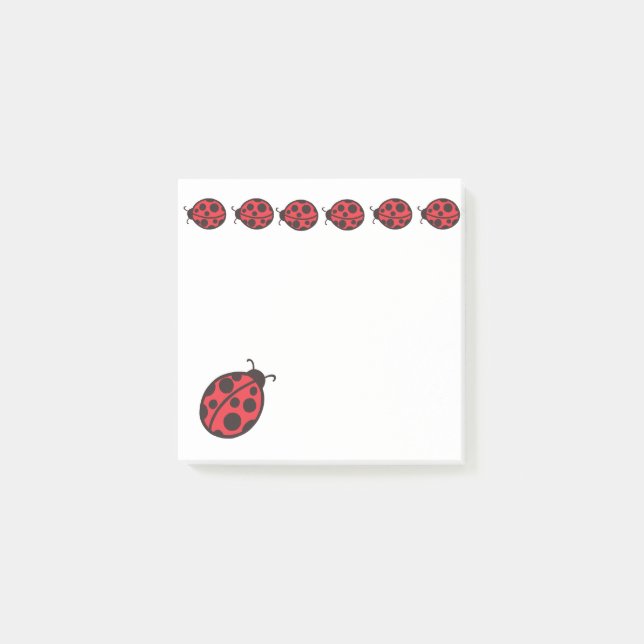 Kleine Marienkäfer Notizblock Post It Notizen Gesc (Vorderseite)