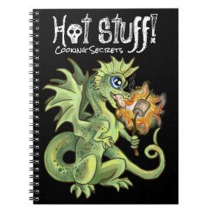 Kleine Marshmellow-Roastdrache Notizblock