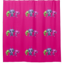 Kleine Martians Duschvorhang