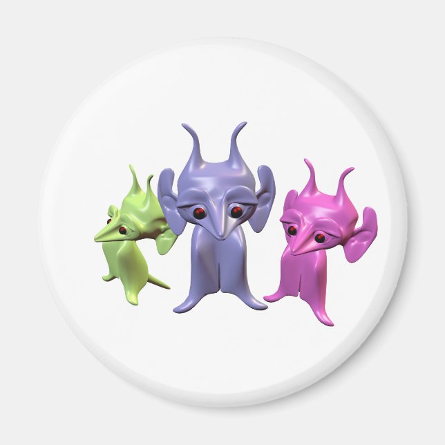 Kleine Martians Magnet (Vorne)