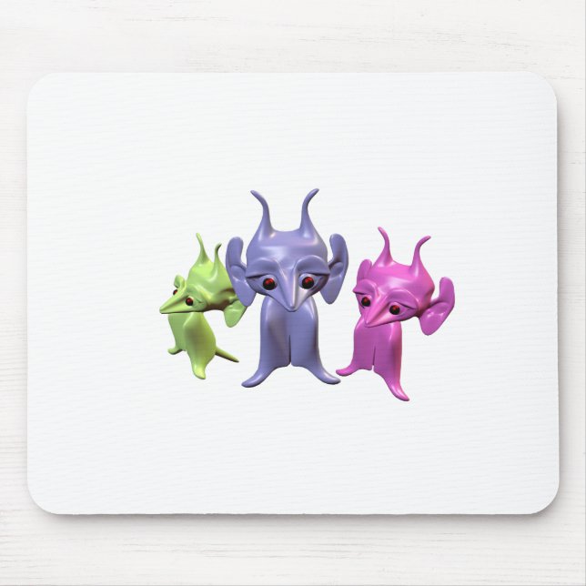 Kleine Martians Mousepad (Vorne)