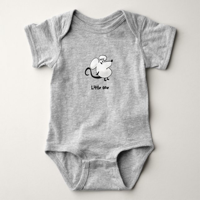 Kleine Maus Baby Strampler (Vorderseite)