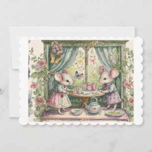 Kleine Maus. Feiertagskarte