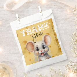 Kleine Maus in Käse Baby Dusche Danke Geschenktütchen