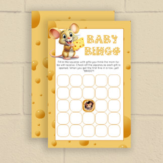 Kleine Maus in Käse Baby Duwer Bingo Spiel