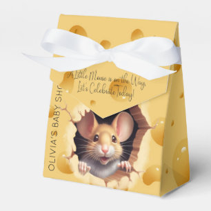 Kleine Maus in Käsedusche Geschenkschachtel