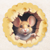 Kleine Maus in Käsedusche