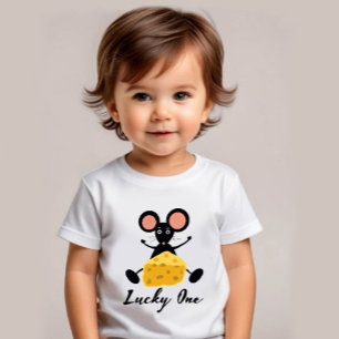 Kleine Maus mit Käse Baby T-shirt