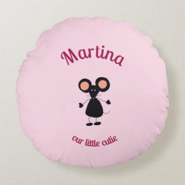 Kleine Maus Rundes Kissen